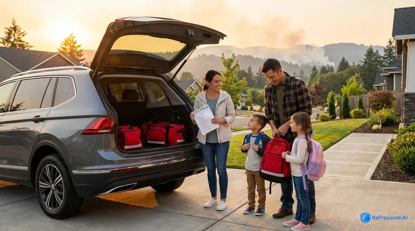 15-Minute Wildfire Evacuation Checklist