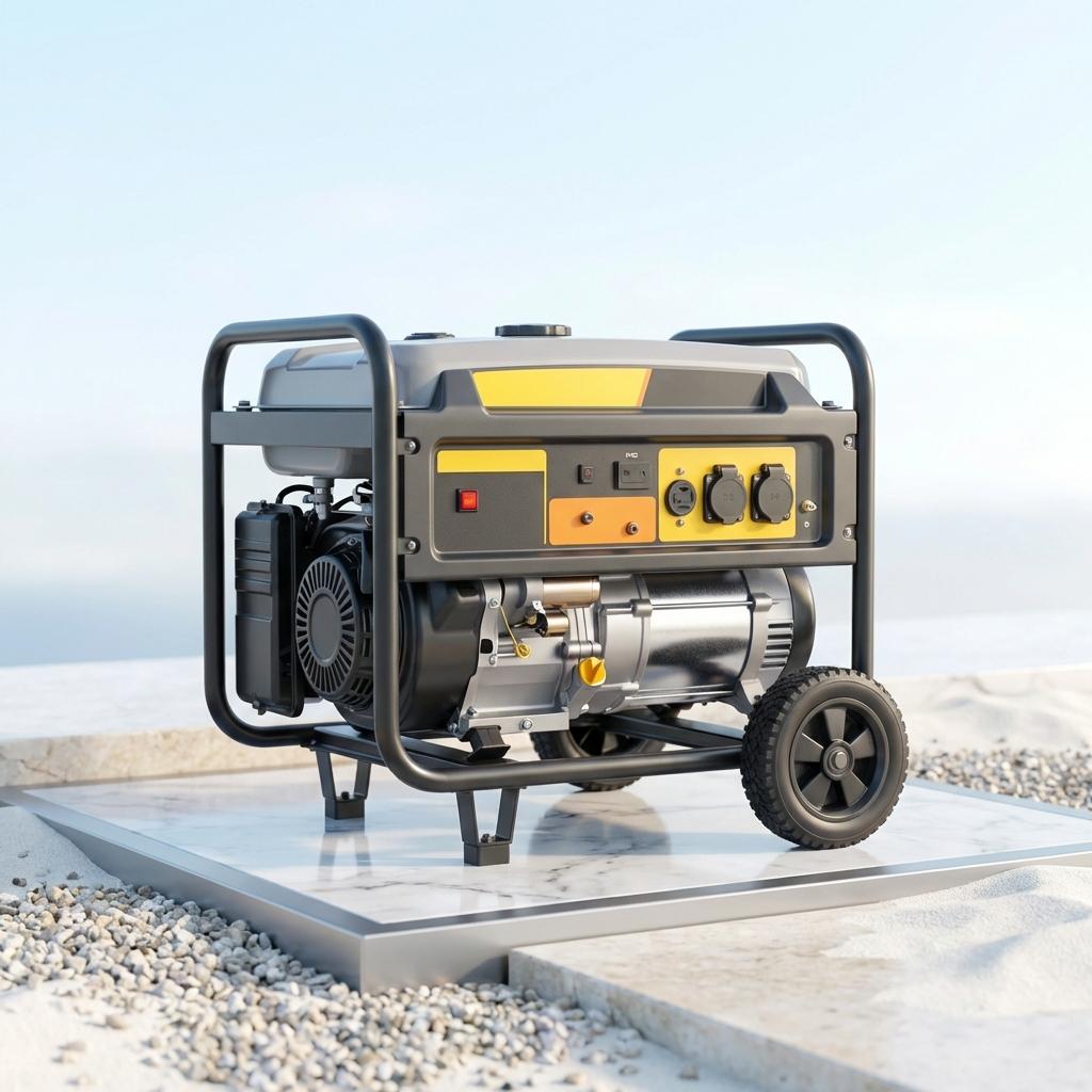 6500W Gas or Propane Powered Generator, Super Quiet, 120V/240V with CO Sensor