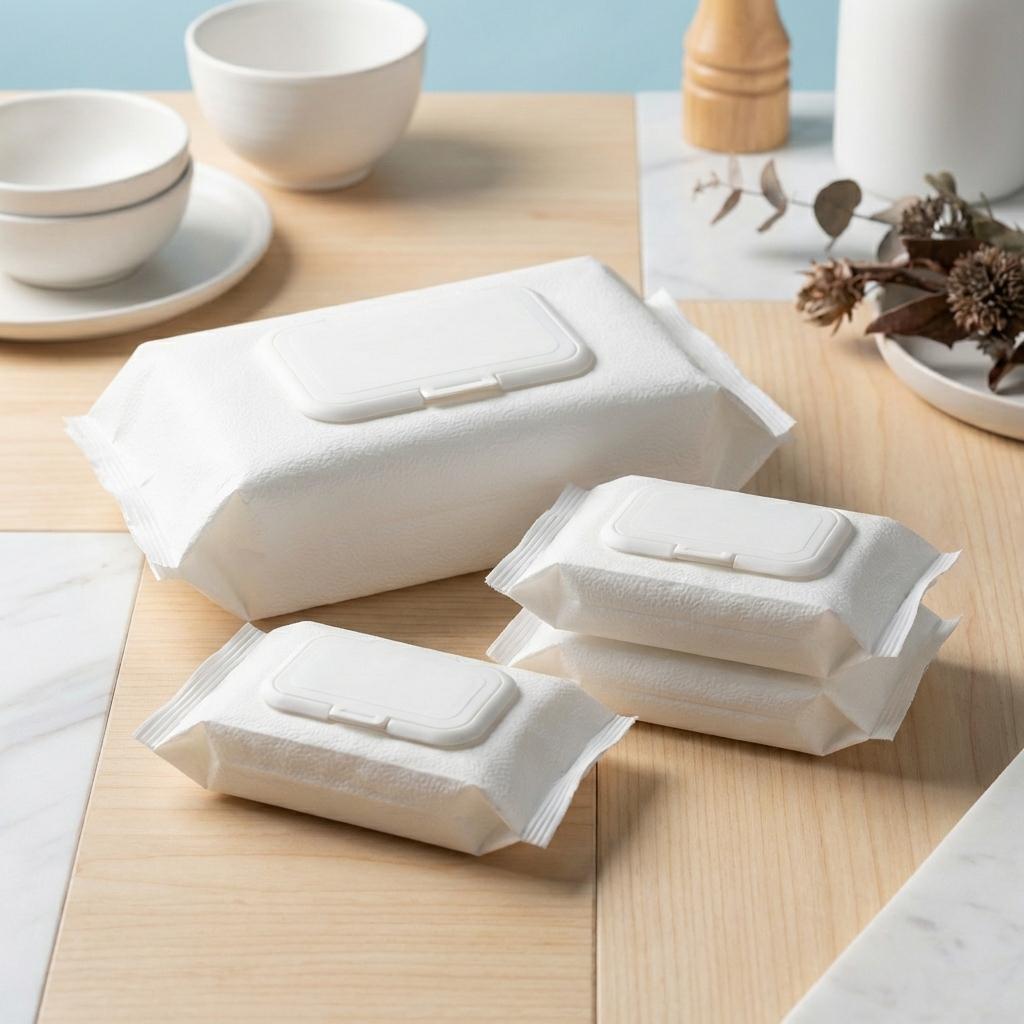 Compostable sanitation wipes