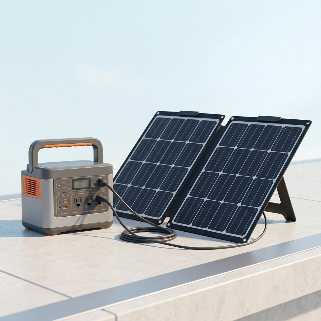 Solar generator - panels and battery