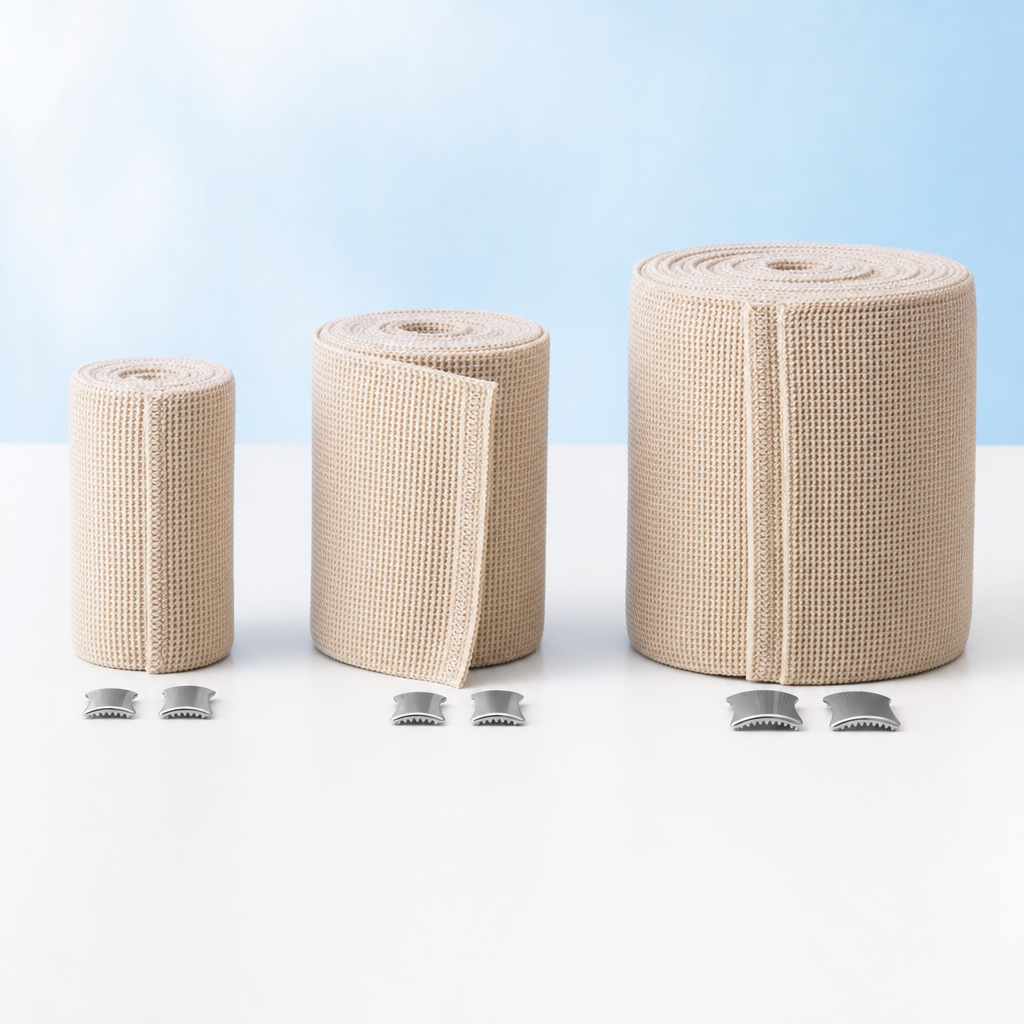 Elastic compression bandages - 2, 3 and 6 inch