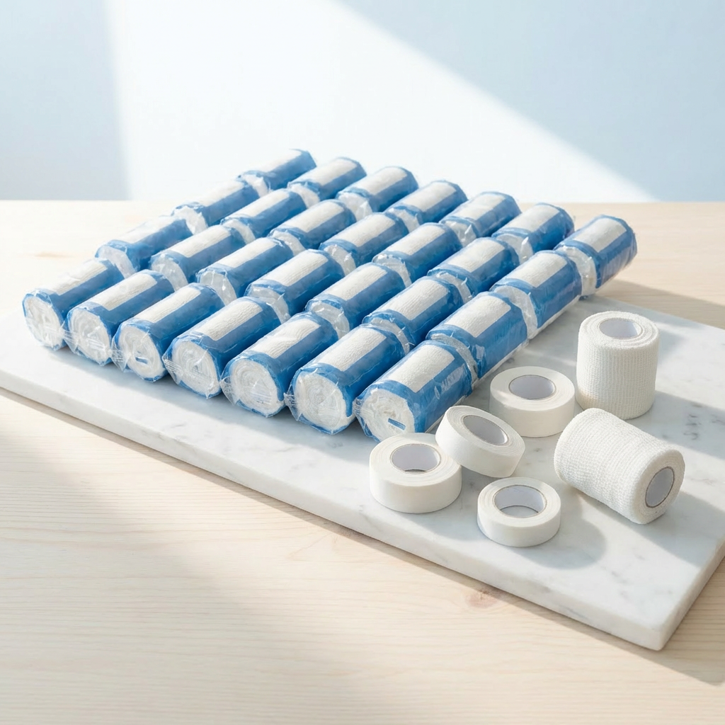 Gauze bandage wraps