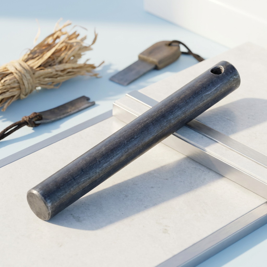 1/2 Inch X 6 Inch Large Ferro Rods, with a drilled Lanyard Hole for Camping Emergency
