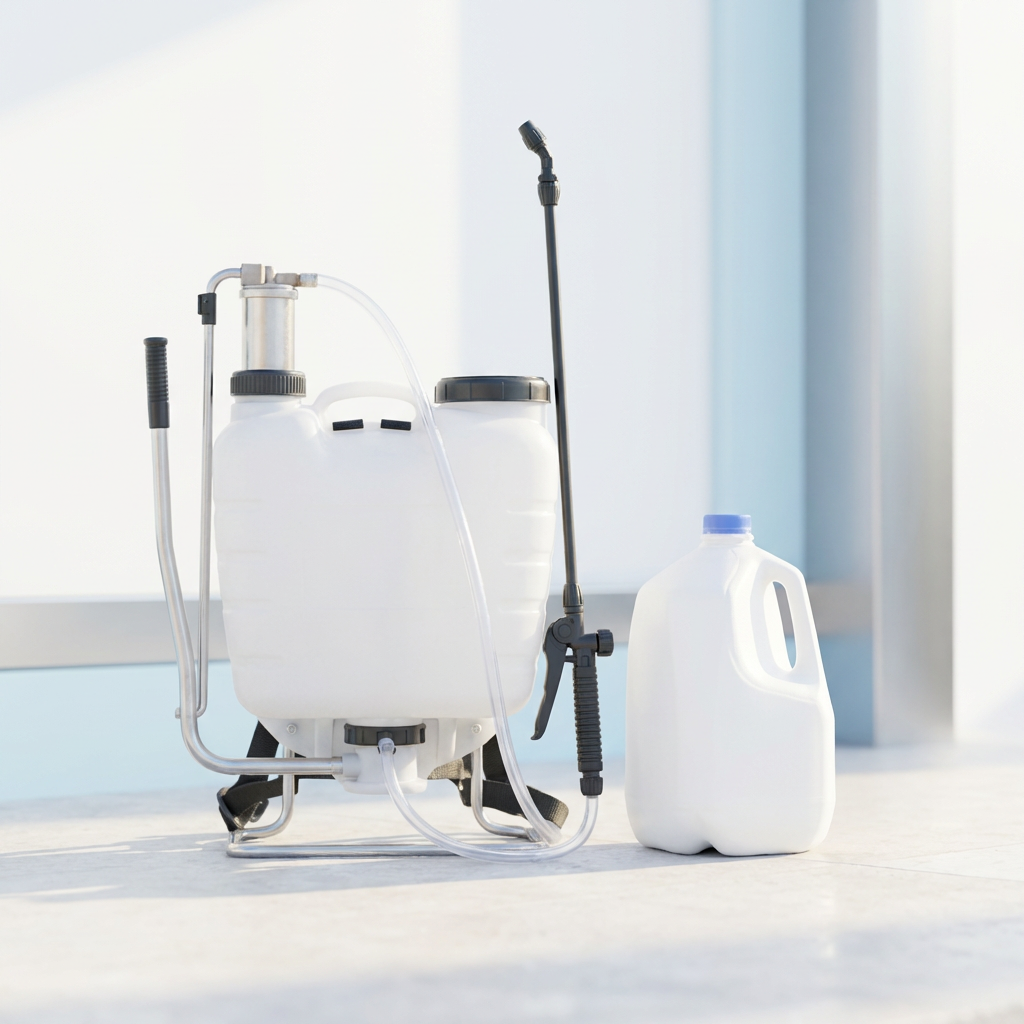 Chemical and Biological Decontamination Agent and Sprayer